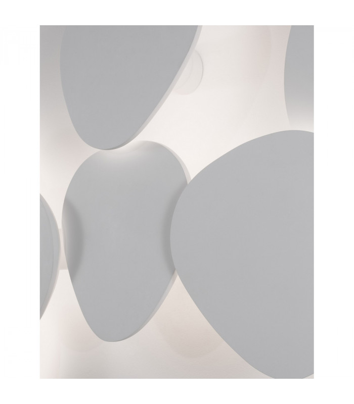 Cronus Integrated LED Wall Lamp White Gypsum Aluminium LED 10W 927Lm 3000K-7