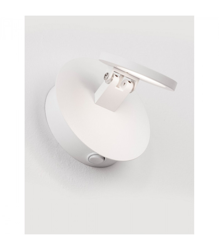 Otto Integrated LED Wall Lamp Sandy White Metal Aluminium Acrylic LED 5W 469Lm 3000K-3