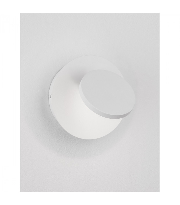 Otto Integrated LED Wall Lamp Sandy White Metal Aluminium Acrylic LED 5W 469Lm 3000K-6