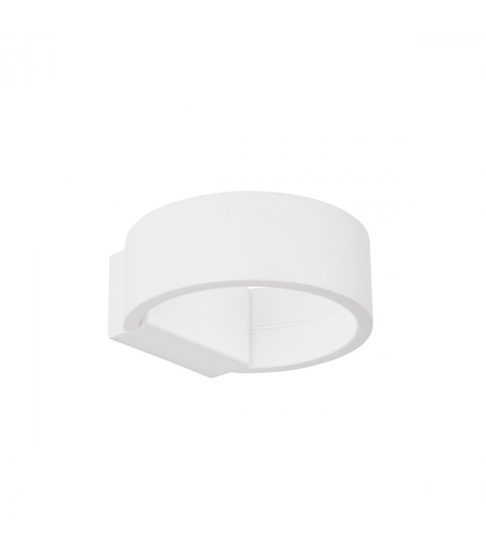Enna Integrated LED Wall Lamp Sandy White Aluminium LED 6W 444Lm 3000K-1