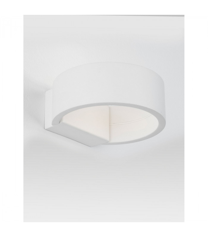 Enna Integrated LED Wall Lamp Sandy White Aluminium LED 6W 444Lm 3000K-3
