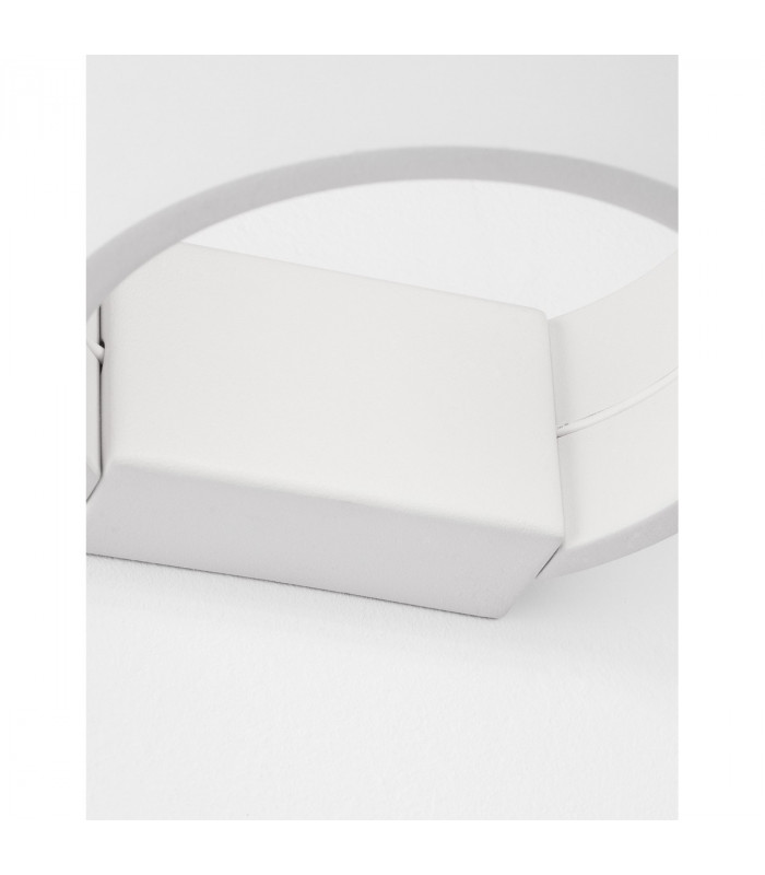 Enna Integrated LED Wall Lamp Sandy White Aluminium LED 6W 444Lm 3000K-4
