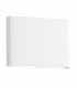 Anzio 10.5cm Integrated LED Wall Lamp White Aluminium LED 6W 390Lm 3000K-1