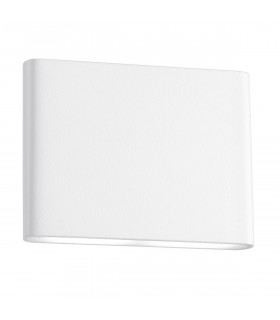 Anzio 10.5cm Integrated LED Wall Lamp White Aluminium LED 6W 390Lm 3000K-1