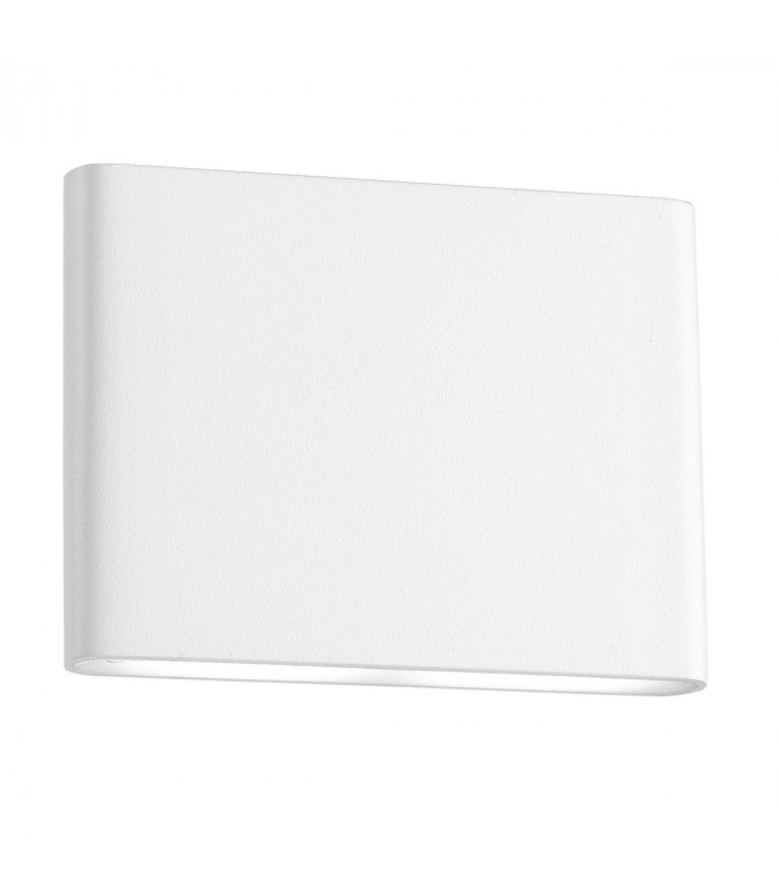 Anzio 10.5cm Integrated LED Wall Lamp White Aluminium LED 6W 390Lm 3000K-1