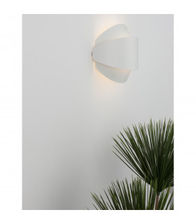 Astrid Integrated LED Wall Lamp Sandy White Metal LED 12W Volt 673Lm 3000K-2