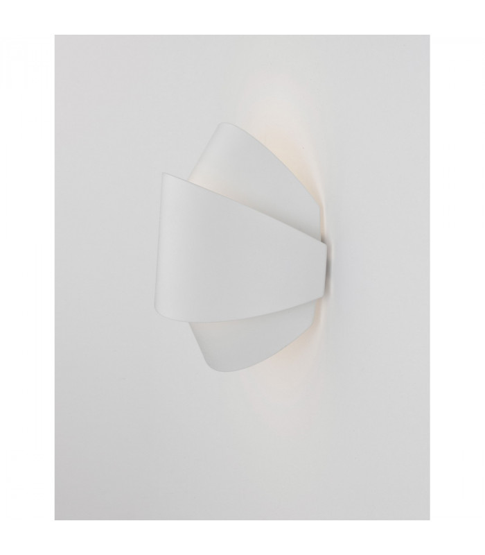 Astrid Integrated LED Wall Lamp Sandy White Metal LED 12W Volt 673Lm 3000K-3