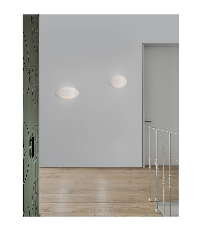 Astrid Integrated LED Wall Lamp Sandy White Metal LED 20W Volt 1183Lm 3000K-2