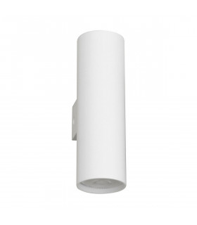 Nosa 2 Light Up & Down Wall Lamp Sandy White Aluminium LED GU10 2x10-1