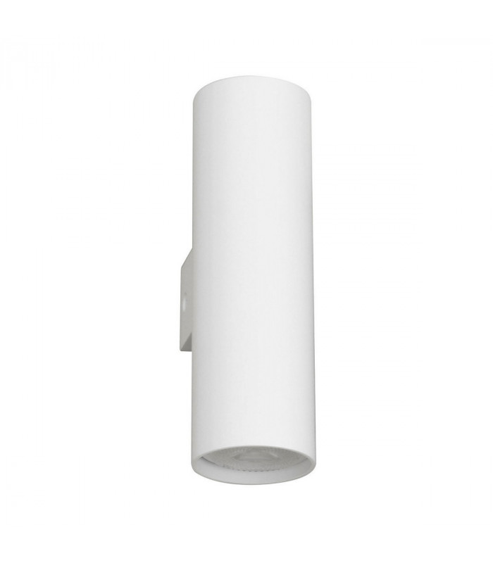 Nosa 2 Light Up & Down Wall Lamp Sandy White Aluminium LED GU10 2x10-1