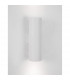 Nosa 2 Light Up & Down Wall Lamp Sandy White Aluminium LED GU10 2x10-4