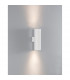 Nosa 2 Light Up & Down Wall Lamp Sandy White Aluminium LED GU10 2x10-6