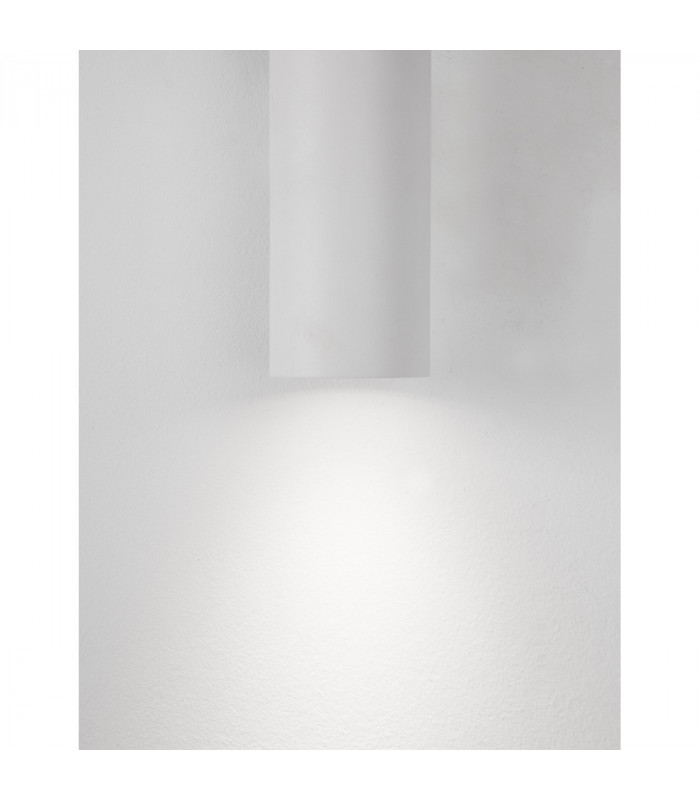 Nosa 2 Light Up & Down Wall Lamp Sandy White Aluminium LED GU10 2x10-8