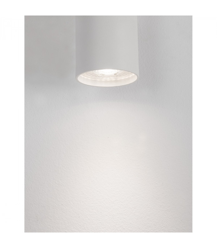 Nosa 2 Light Up & Down Wall Lamp Sandy White Aluminium LED GU10 2x10-9