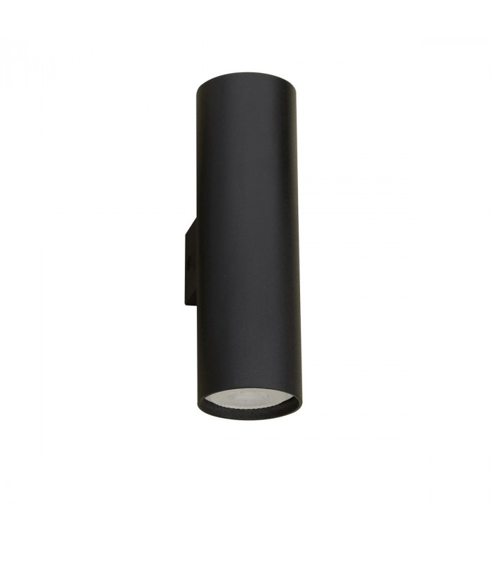 Nosa 2 Light Up & Down Wall Lamp Sandy Black Aluminium LED GU10 2x10-1