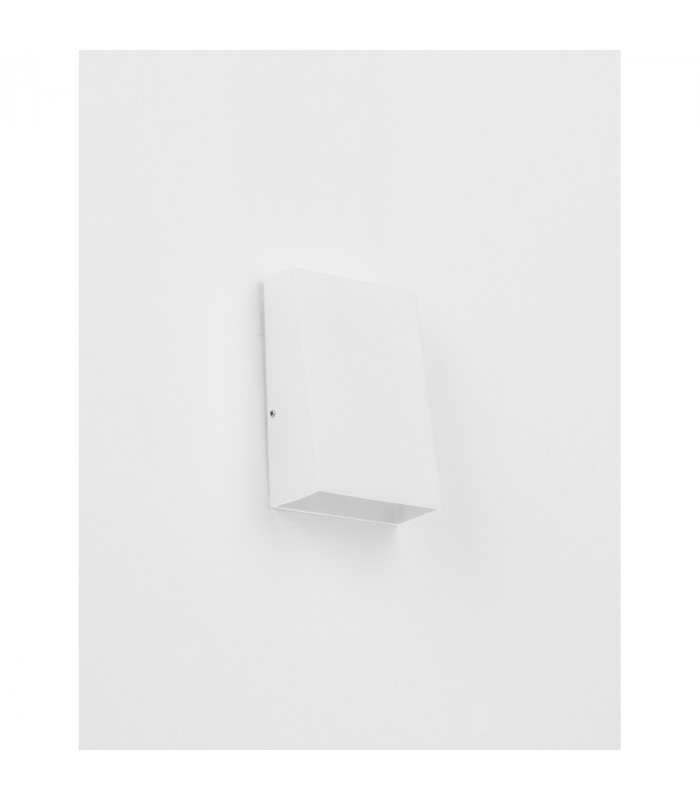 Miley Outdoor Down Wall Lamp Sandy White Aluminium Glass LED 3W 304Lm 3000K IP54-3
