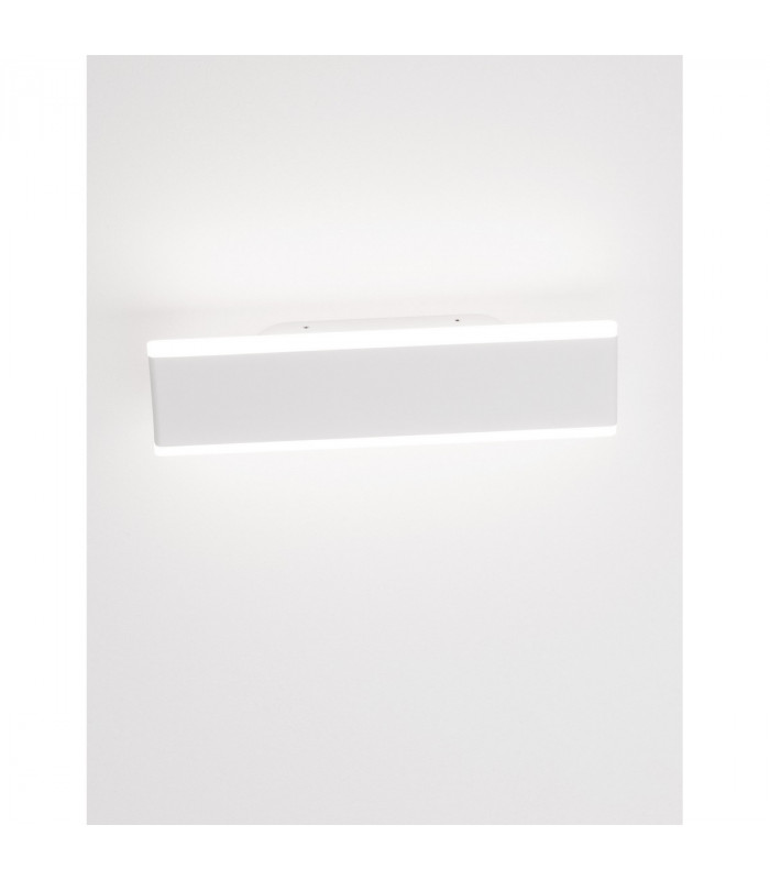 Line 2 Light Integrated LED Wall Lamp Sandy White Aluminium LED 2x8W 1056Lm 3000K-5
