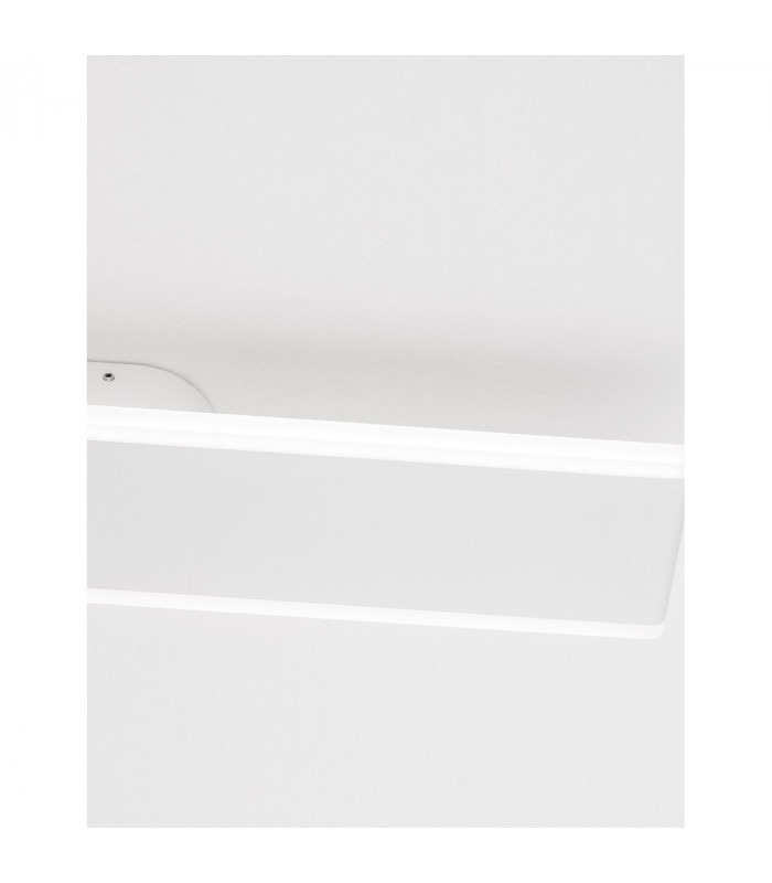 Line 2 Light Integrated LED Wall Lamp Sandy White Aluminium LED 2x12W 1823Lm 3000K-4