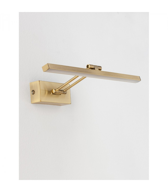 Marnell Picture Light Antique Brass Metal LED 12W 801Lm 3000K-3