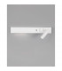 Vida Right Reading Light Sandy White Metal Adjustable - Switched USB Charger LED 3000K Backlight 5W 350Lm Reader 1x3W 210Lm-3