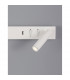 Vida Right Reading Light Sandy White Metal Adjustable - Switched USB Charger LED 3000K Backlight 5W 350Lm Reader 1x3W 210Lm-5