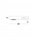 Vida Right Reading Light Sandy White Metal Adjustable - Switched USB Charger LED 3000K Backlight 5W 350Lm Reader 1x3W 210Lm-7