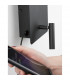 Zen Reading Light Sandy Black Steel Aluminium Switched - USB Charger LED 5W + 1x3W 3000K 400Lm + 150Lm-3