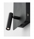 Zen Reading Light Sandy Black Steel Aluminium Switched - USB Charger LED 5W + 1x3W 3000K 400Lm + 150Lm-4
