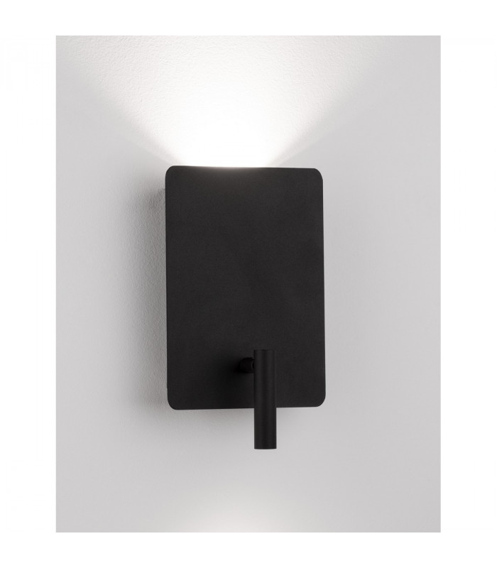 Zen Reading Light Sandy Black Steel Aluminium Switched - USB Charger LED 5W + 1x3W 3000K 400Lm + 150Lm-5