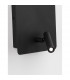 Zen Reading Light Sandy Black Steel Aluminium Switched - USB Charger LED 5W + 1x3W 3000K 400Lm + 150Lm-6