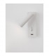 Fuse Reading Light White Aluminium Adjustable Switched - USB Charger LED 3W 210Lm 3000K-2