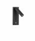 Fuse Reading Light Black Aluminium Adjustable Switched - USB Charger LED 3W 210Lm 3000K-1