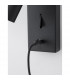 Fuse Reading Light Black Aluminium Adjustable Switched - USB Charger LED 3W 210Lm 3000K-7