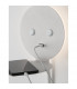 Eclip Reading Light White Aluminium Adjustable Switched USB Charger LED 3000K Backlight 6W 310Lm Reader 3W 210Lm-2