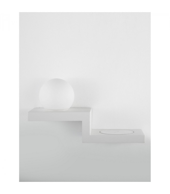 Room Reading Light White Aluminium Opan Glass Switched LED 6W 360Lm 3000K-3