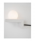 Room Reading Light White Aluminium Opan Glass Switched LED 6W 360Lm 3000K-5
