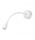 Flex Reading Light Sandy White Aluminium Adjustable Switched LED 3W 190Lm 3000K-1