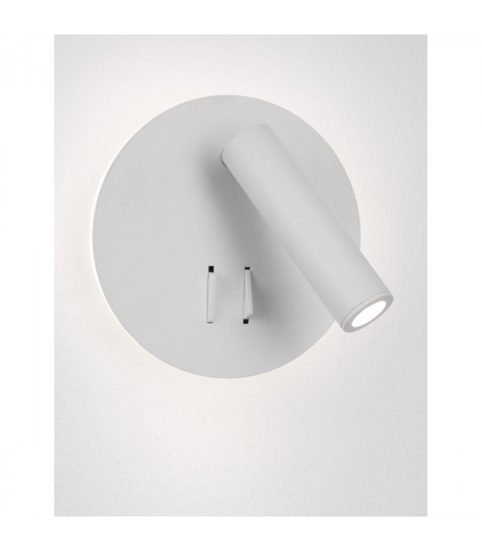 Penor Reading Light Sandy White Aluminium Switched LED Cree 9W 780Lm 3000K-3