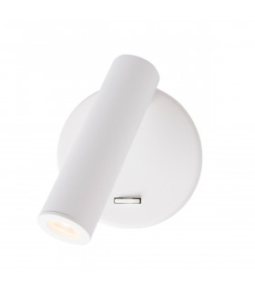 Laredo Reading Light Sand White Aluminium LED 3W 3200K-1