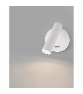 Laredo Reading Light Sand White Aluminium LED 3W 3200K-2