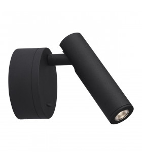 Clip Reading Light Sandy Black Aluminium LED Philips 3W Switched 190Lm 3000K-1