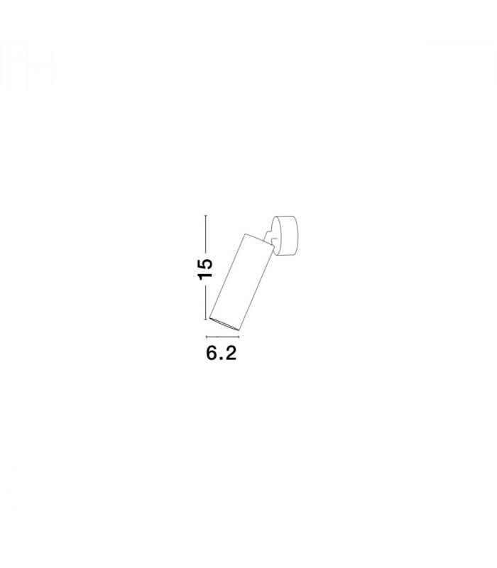 Dexter Reading Light Sand black Aluminium GU10 1x40W-2