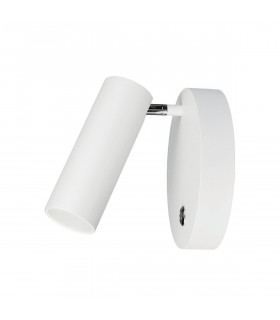 Umberto Reading Light White Metal Touch Switched dimmable GU10 1x40-1