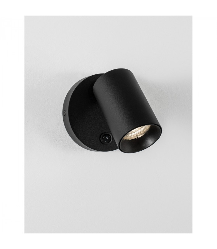 Net Reading Light Sandy Black Aluminium Switched LED GU10 1x10W-3