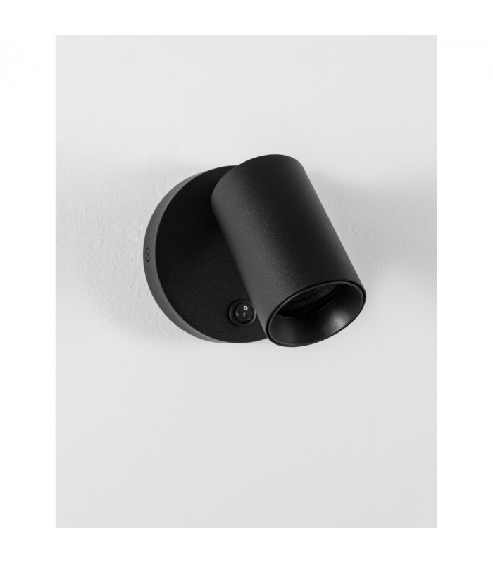 Net Reading Light Sandy Black Aluminium Switched LED GU10 1x10W-4