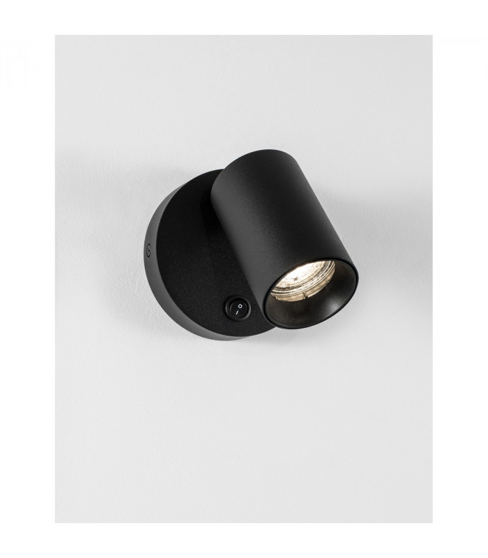 Net Reading Light Sandy Black Aluminium Switched LED GU10 1x10W-5