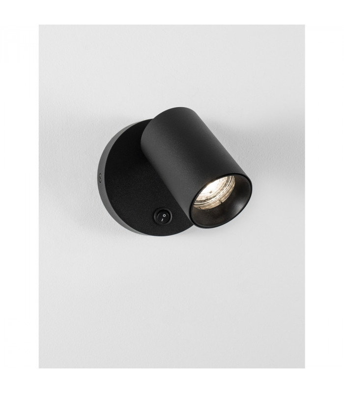Net Reading Light Sandy Black Aluminium Switched LED GU10 1x10W-6