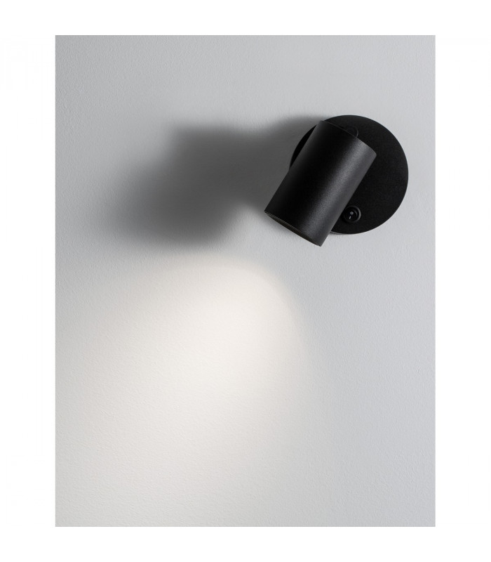 Net Reading Light Sandy Black Aluminium Switched LED GU10 1x10W-8