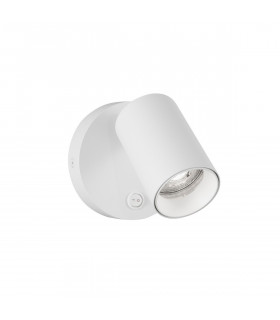 Net Reading Light Sandy White Aluminium Switched LED GU10 1x10W-1