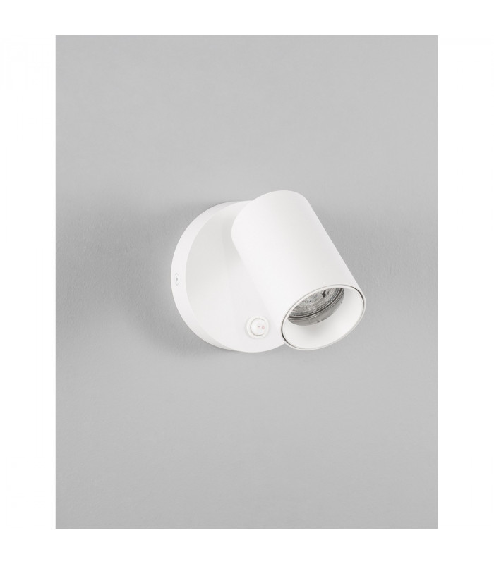 Net Reading Light Sandy White Aluminium Switched LED GU10 1x10W-4